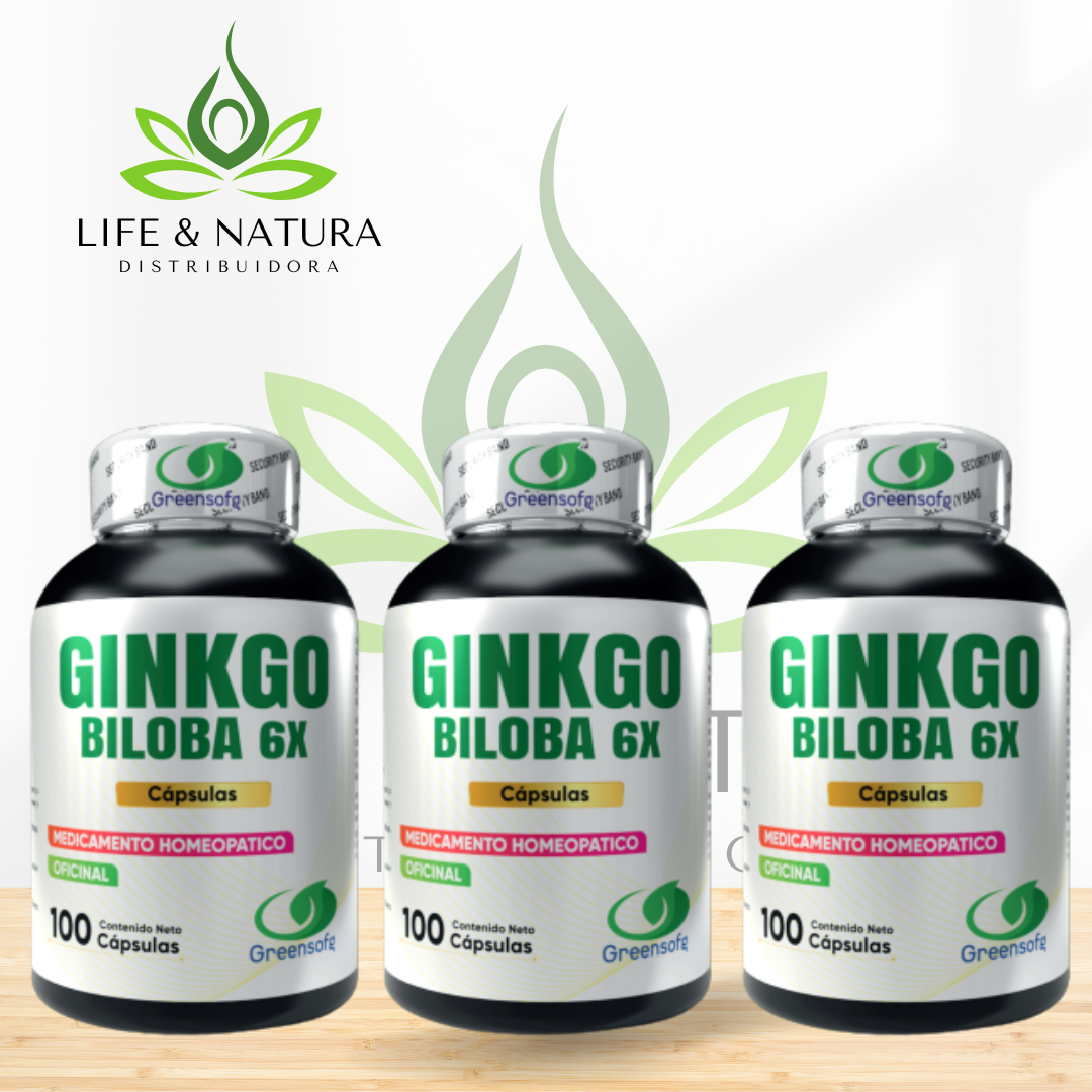 Ginkgo Biloba X 100 Softgels X 3